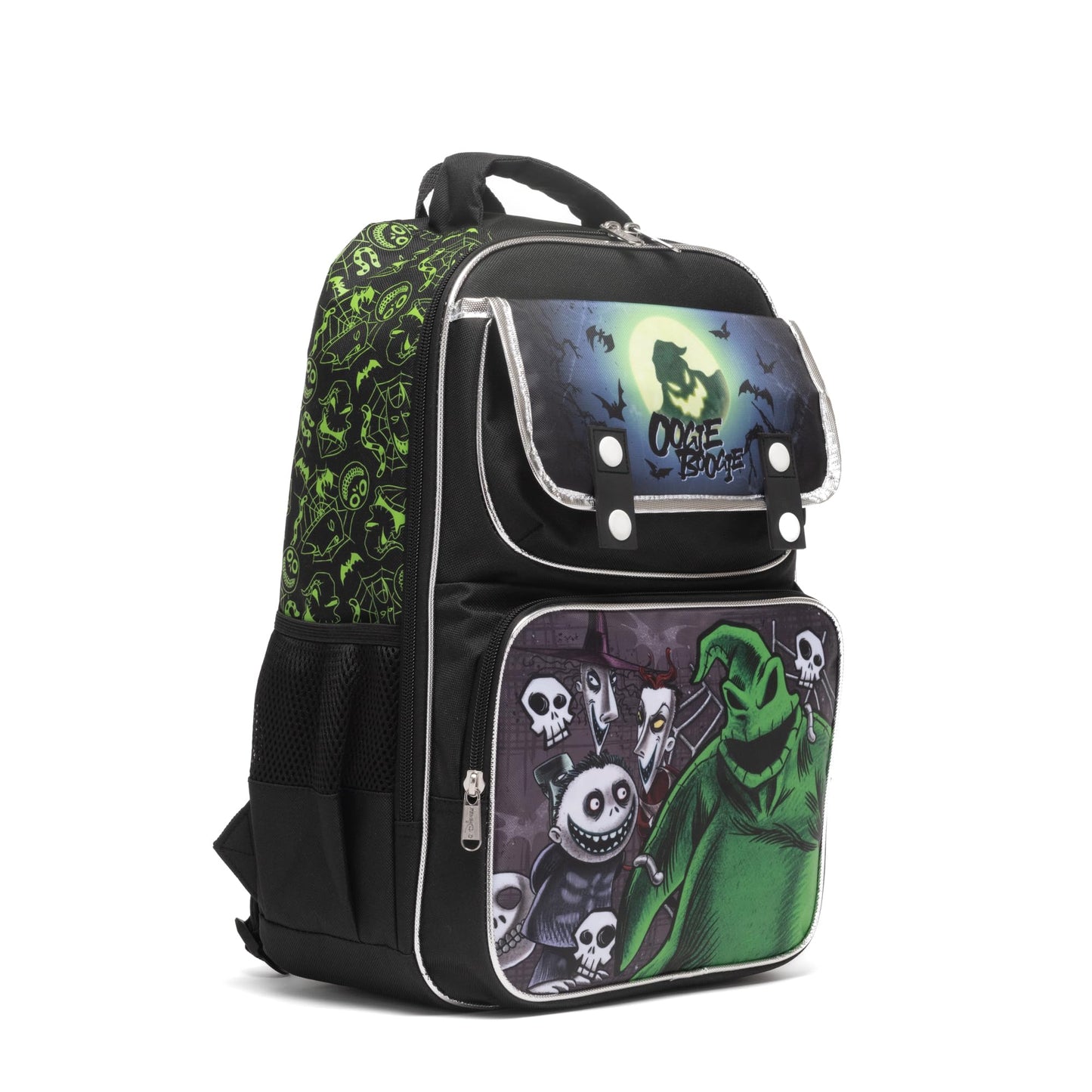 Ruz - Nightmare Before Christmas Oogie Boogie Large School backpack with Padded Back and Adjustable Straps, A28254