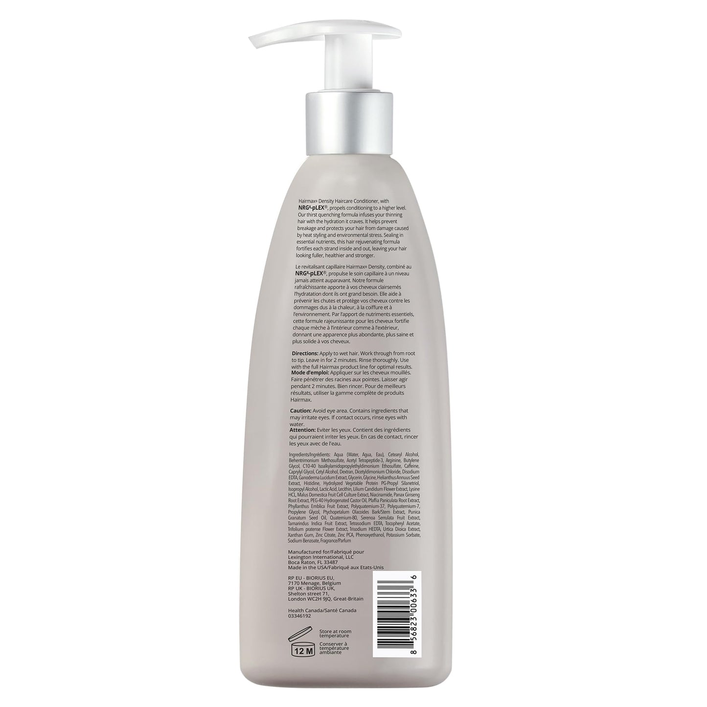 Hairmax Shampoo & Conditioner | Anti Thinning formula | Advanced Hair & Scalp Therapy for Thinning Hair | Cleanses, Hydrates & Strengthens | Sulfate