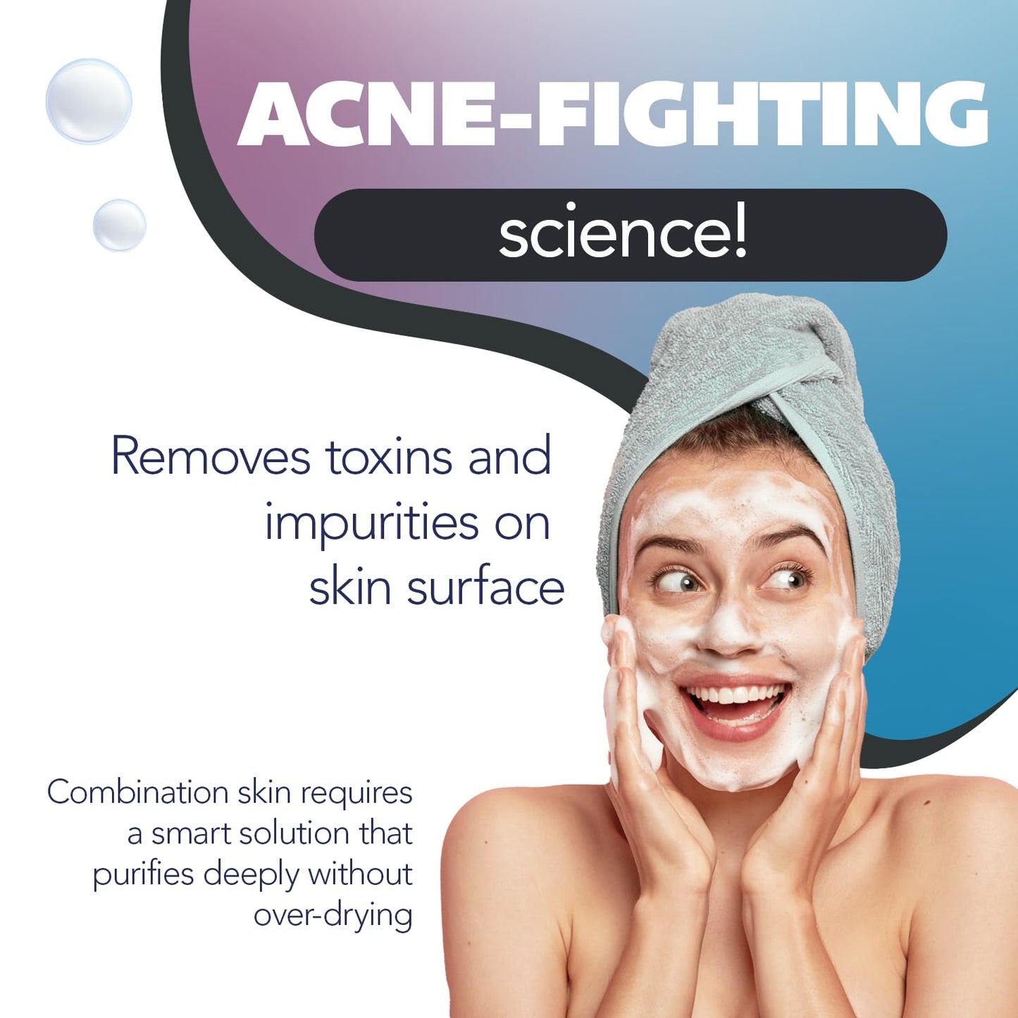 Asepxia Salicylic Acid & Activated Charcoal Bar Soap | Acne Treatment, Reduces Pimples & Blemishes, Deep Cleansing Facial Cleanser, Dries Out Acne