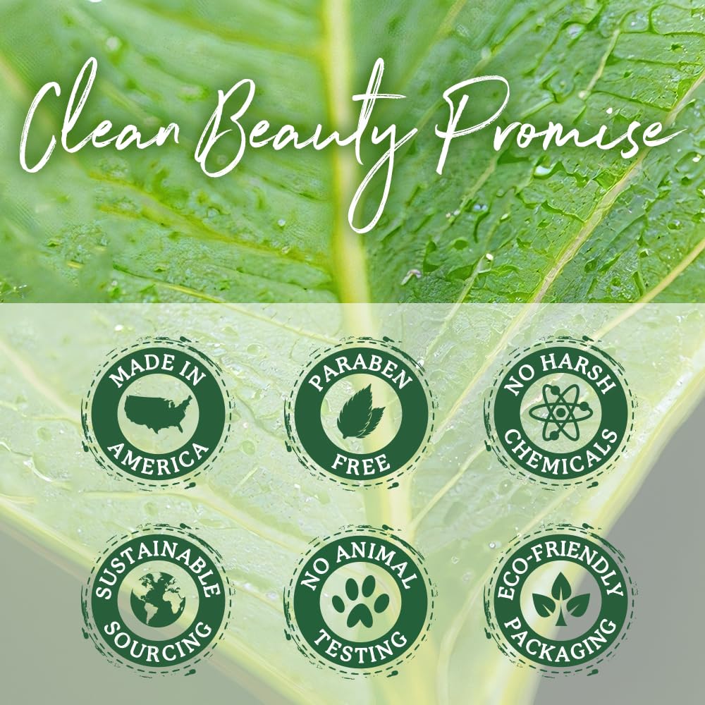 PHARM TO TABLE Tea Tree Shampoo For Men and Women - Infused with Tea Tree oil, Mint, Biotin and Vitamin E, 16.2oz