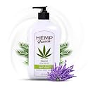 Hemp Heaven Hemp Lotion - Natural Hemp Seed Oil, Paraben-Free, 18 oz, Made in USA, Nourishing for Men & Women, EWG Verified, Anti-Aging (Lavender)