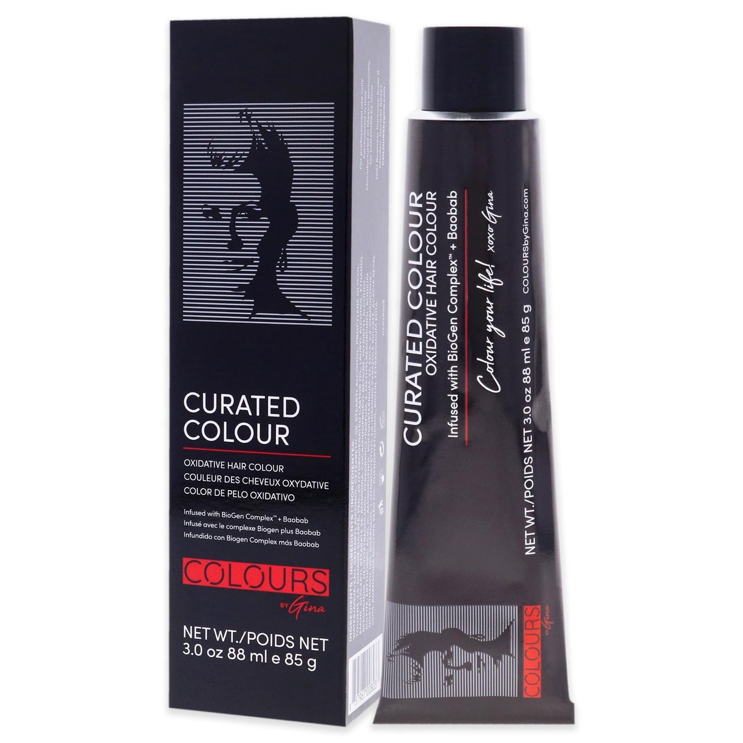 Colours By Gina Curated Colour - 3.0-3N Dark Natural Brown by Colours By Gina for Unisex - 3 oz Hair Color