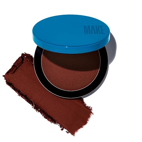 MAKE Beauty Skin Mimetic Microsuede Bronzer Powder - Matte Bronzing Powder Contour, Buildable Formula, Non Comedogenic, Long Lasting Color. Shade