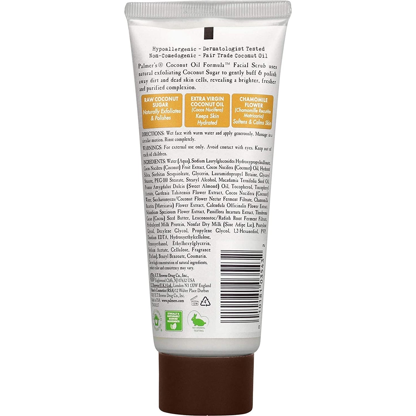 Palmer's Coconut Sugar Facial Scrub 3.17 Ounce (Pack of 2)