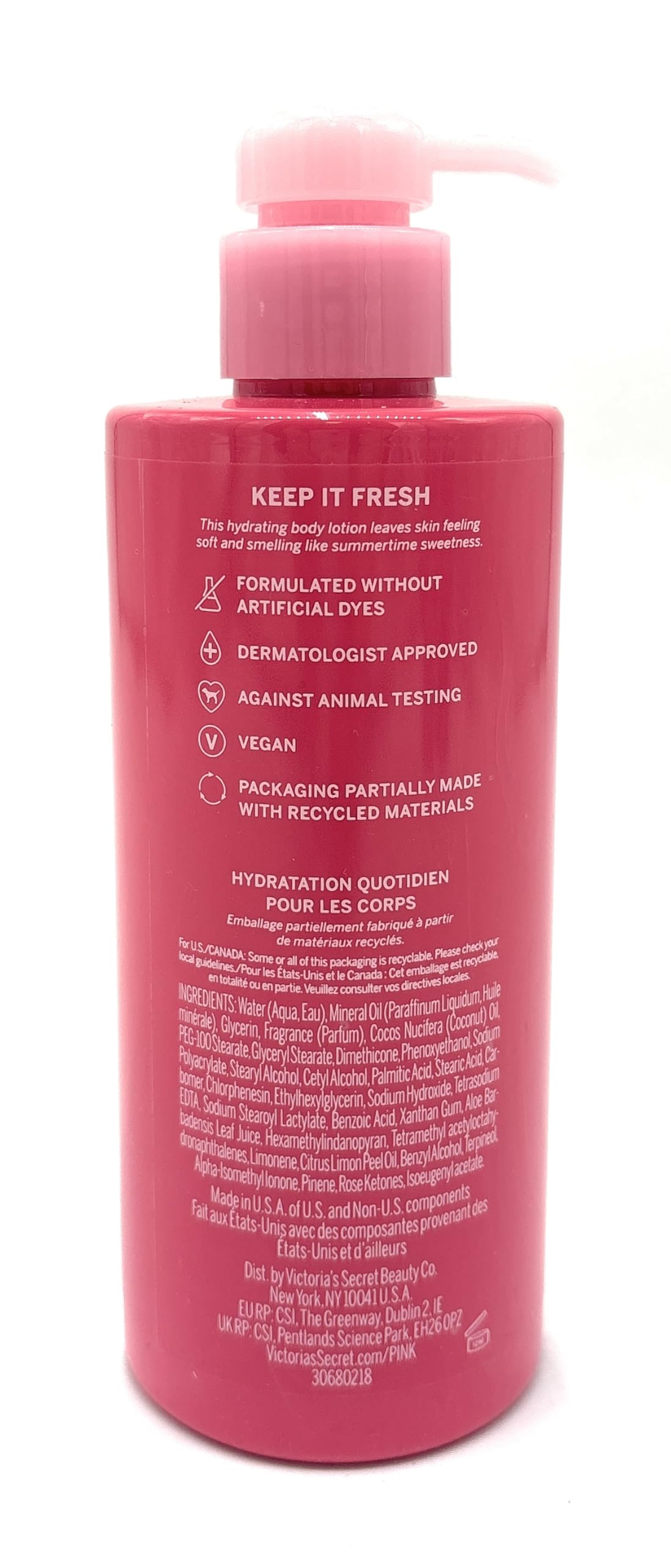 Victoria's Secret PINK Juicy Watermelon Body Lotion 12 fl oz Limited Edition
