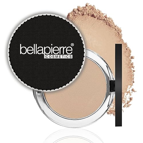 Bellapierre Compact Mineral Foundation SPF 15 - Pressed Powder Foundation, Concealer, Finishing & Setting Powder, On-the-Go Compact, Lightweight