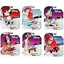 Hot Wheels Set of 6 Disney/Pixar Character Cars, Series 6, 1/64 Collectible Die Cast Toy Cars, with Steamboat Willie, Ariel, Jiminy Cricket, Captain…