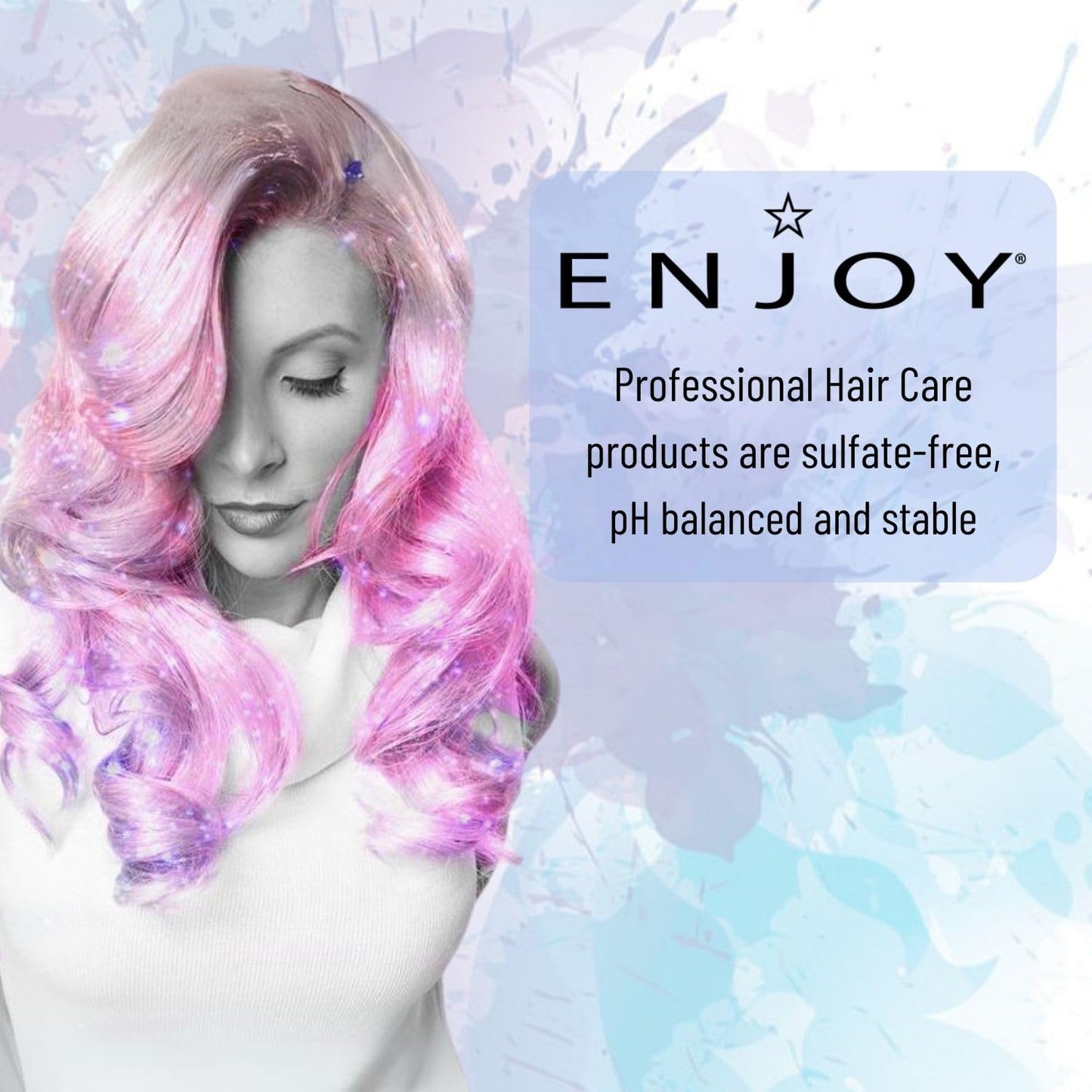 Enjoy Volumizing Elixir, Lightweight Root Lifting Styler for Fine Hair, Adds Body, Density & Long?Lasting Hold, Water?Based Texturizer, Humidity