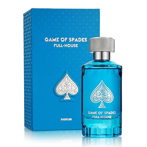 Jo Milano Game of Spades Full House Eau De Parfum Spray | 3.4 oz (100ml) | Cinnamon, Oud Wood, Neroli, Orange, Ginger Scent | Long Lasting Fragrance