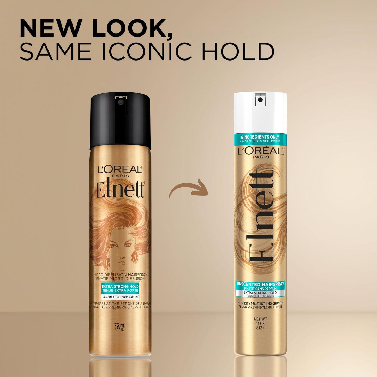 L'Oréal Paris Elnett Satin Extra Strong Hold Hairspray - Unscented, 11 oz.