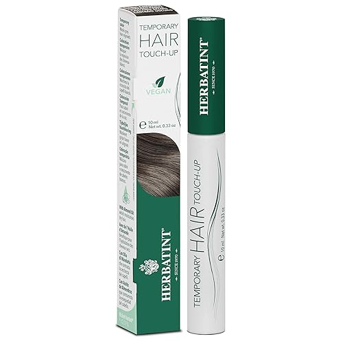 Herbatint Temporary Hair Touch-Up - Instantly Mask Grey Roots Between Coloring with Easy To Apply Precision Brush Kit - Natural-Looking Concealer