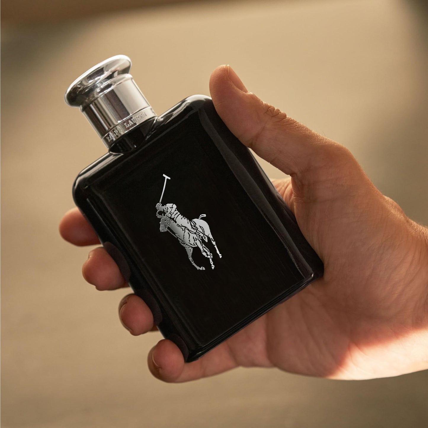 RALPH LAUREN FRAGRANCES Polo Black - Eau de Toilette - Men's Cologne - Woody & Fresh - With Patchouli, Sandalwood, and Mandarin - Medium Intensity
