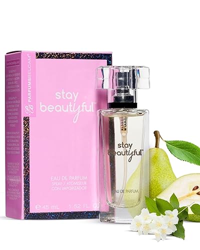 PB ParfumsBelcam Stay Beautiful Eau De Parfum Spray for Women, Floral and Fresh Fragrance, Long-Lasting Scent for Day & Night Wear, Elegant Perfume for Women, 1.52 fl.oz. (45ml)