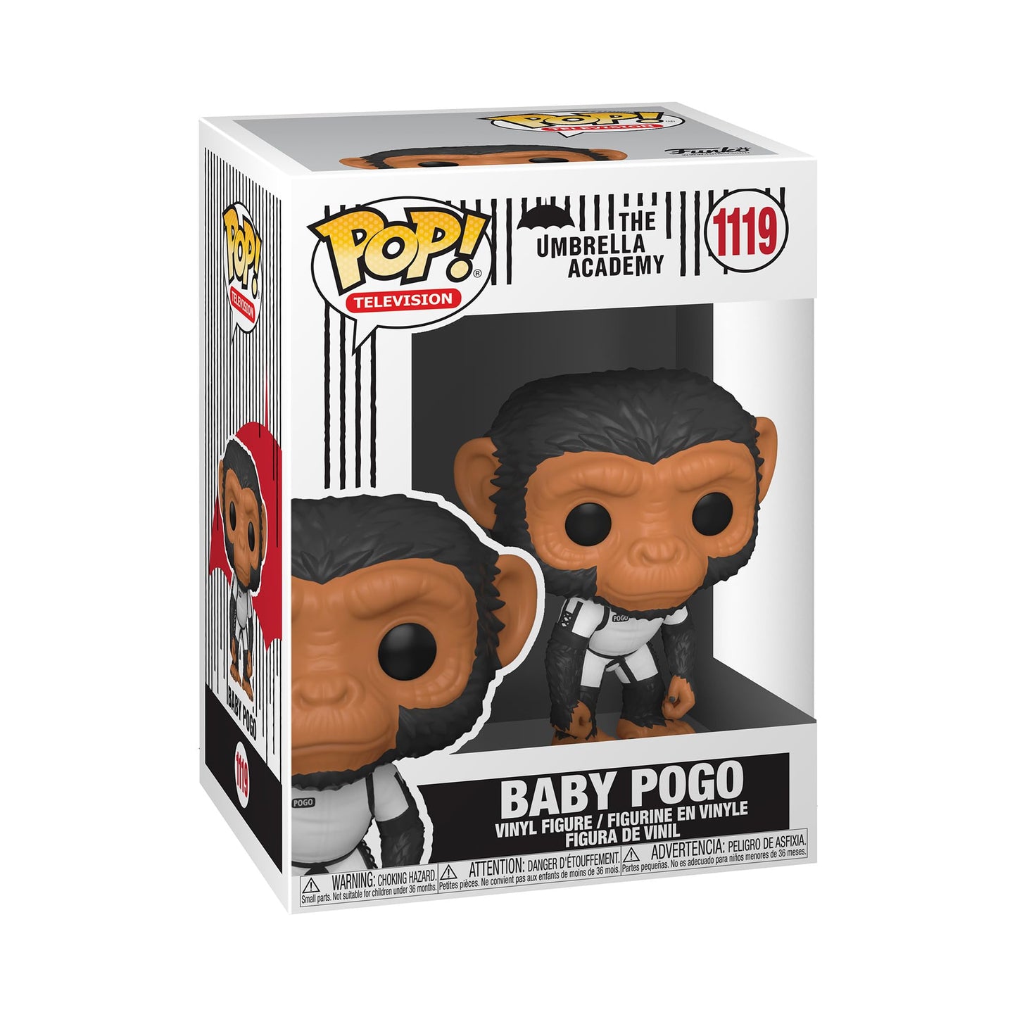 Funko POP Pop! TV: Umbrella Academy - Baby Pogo Collectible Vinyl Figure, Multicolor, Standard