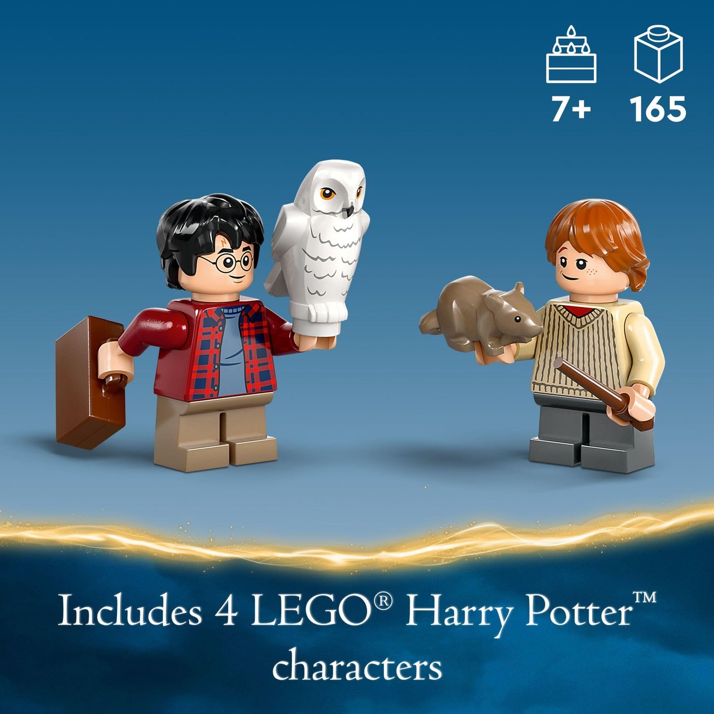 LEGO Harry Potter Flying Ford Anglia 76424, Buildable Car Toy with 2 Minifigures, Fun Playset & Gift for Kids, Boys, Girls & Fans Ages 7+