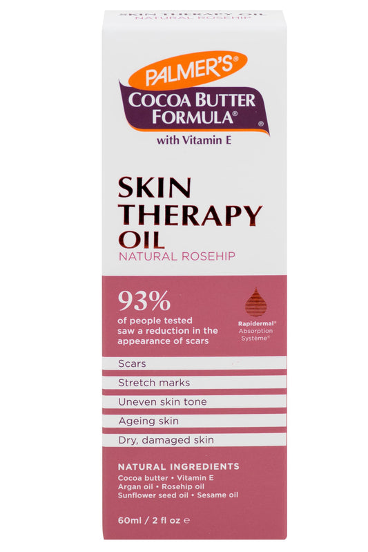 Palmer's Cocoa Butter Formula Skin Therapy Moisturizing Body Oil with Vitamin E, Rosehip Fragrance, 2 Ounces