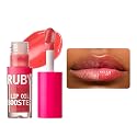 Ruby Kisses Lip Oil Booster, Hydrating Lip Gloss with Nourishing Natural Oil Blend, Jumbo Wand for Easy Application, Non-Sticky Formula (Rosewood)