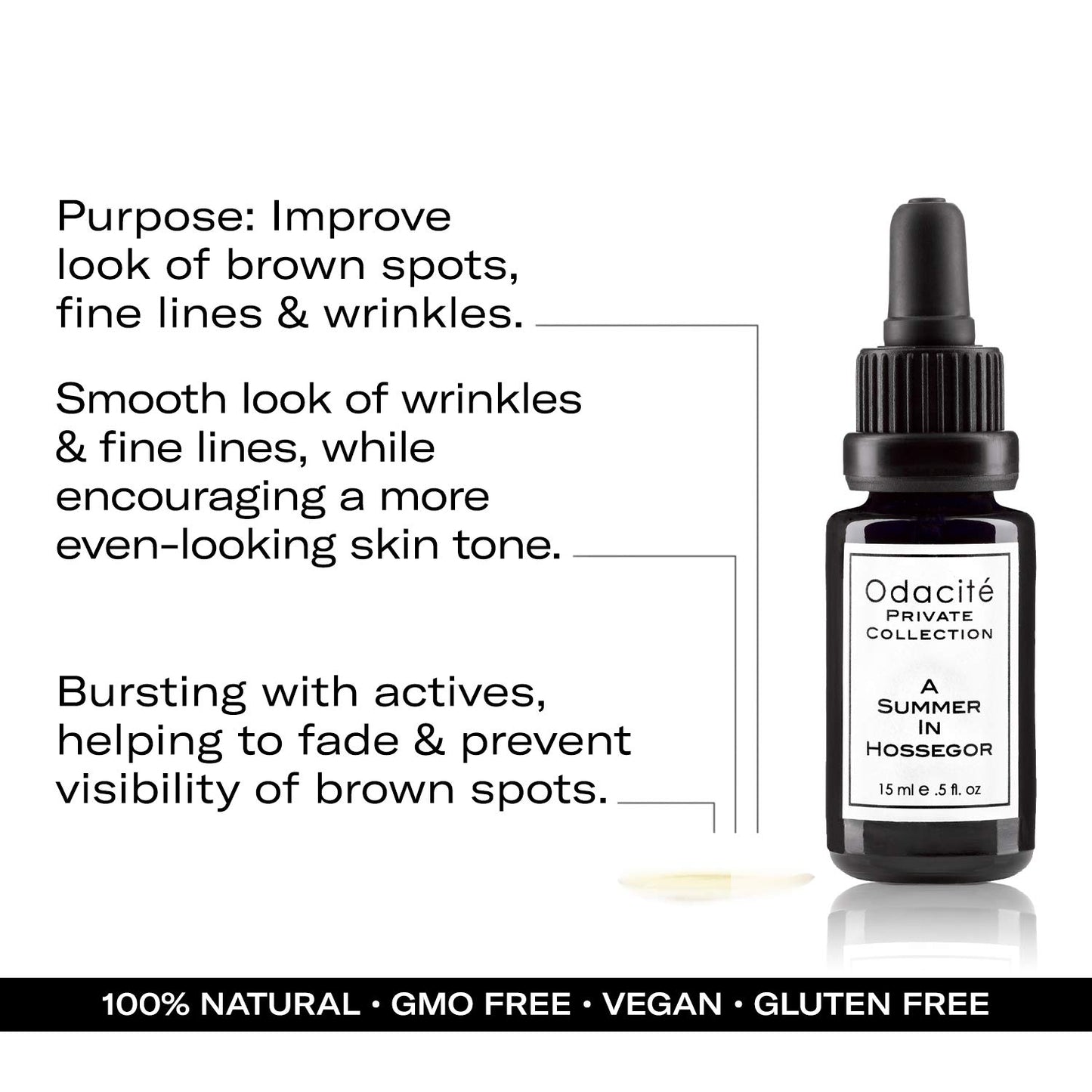 Odacité Hyperpigmentation Face Serum, A Summer In Hossegor - Wild Carrot & Papaya Anti-Aging Facial Serum Concentrate for Brown Spots, Even Skin Tone Beauty & Personal Care ODACITE