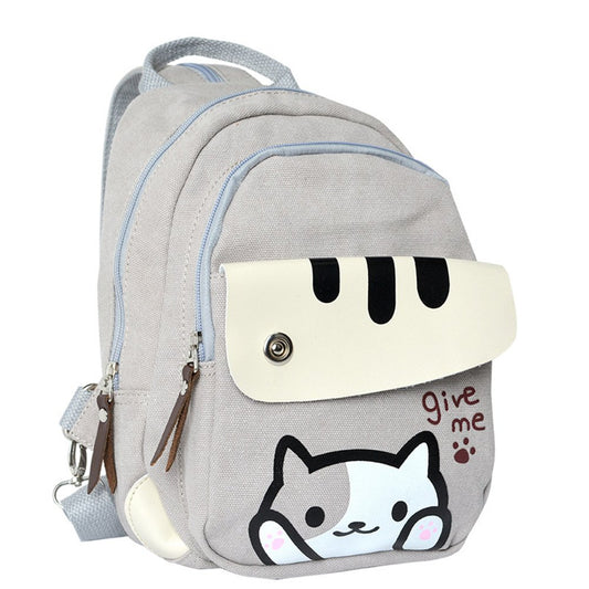 Anime Multifunctional Shoulder Bag Knapsack Japanese Game Cosplay Cat Backpack (#1)