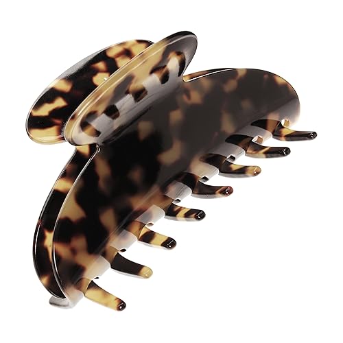 Tortoise Hair Clip for Thick Hair, Large Couture Claw Clip for Women, Extra Strong Hold, Damage-Free Comfort, Elegant French Design, Tokyo | France