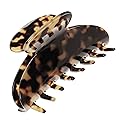 Tortoise Hair Clip for Thick Hair, Large Couture Claw Clip for Women, Extra Strong Hold, Damage-Free Comfort, Elegant French Design, Tokyo | France