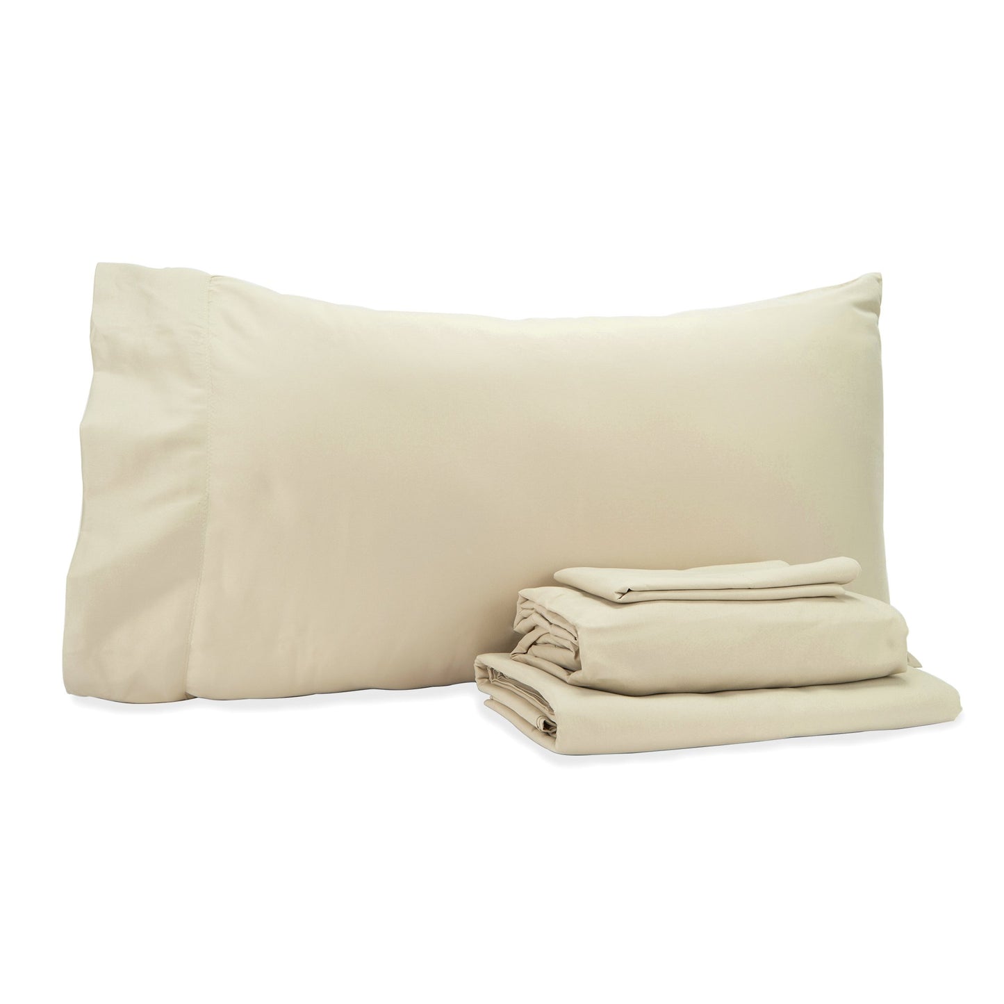 Sposh Microfiber Sheet Sets (Cream, King)
