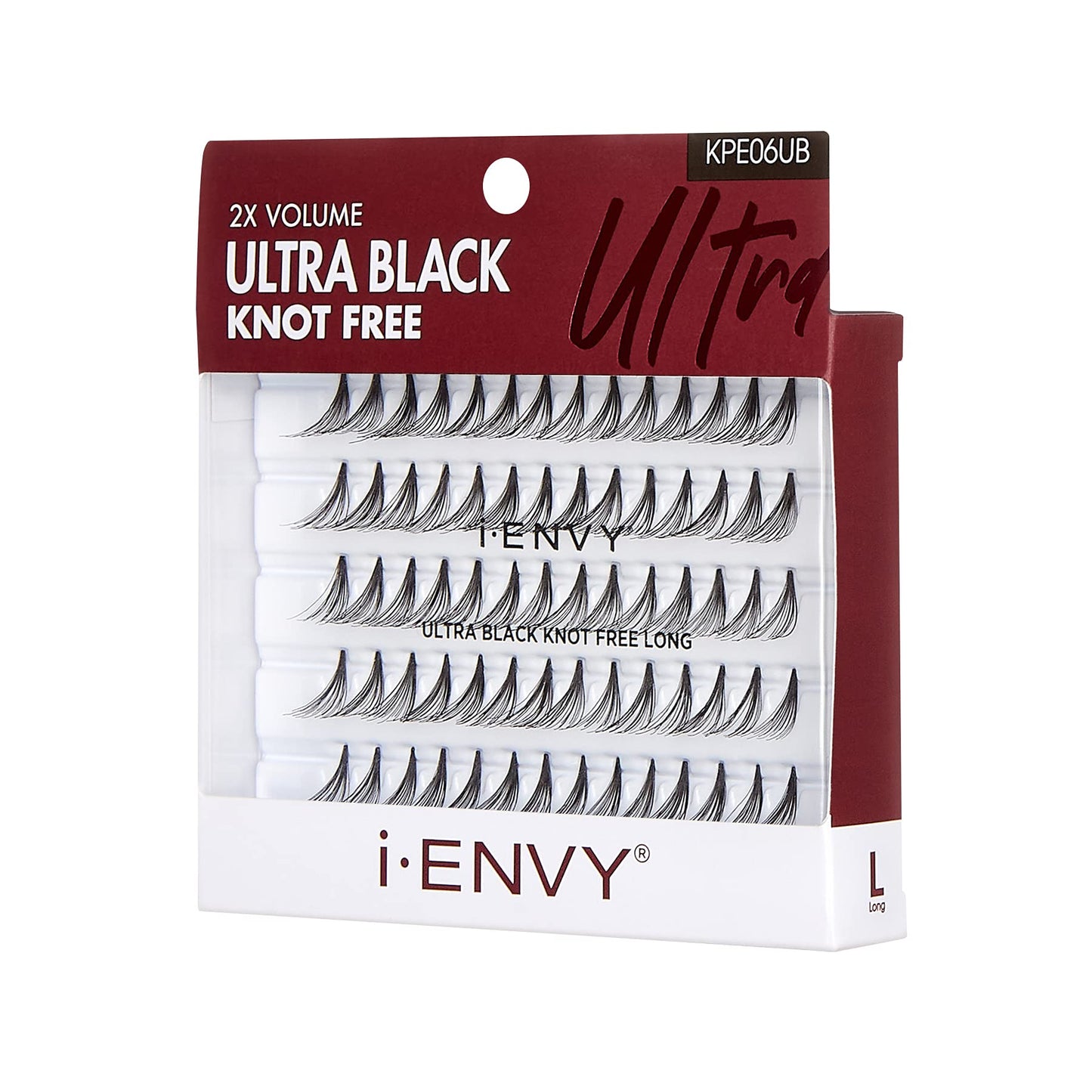 i-Envy Kiss Premium Knot Free 70 Individual Lashes (Ultra Black)