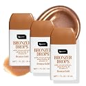 b.pure Moisturizing Bronzer Drops | Original Bronze Gold | Tinted Face & Skin Glow Enhancer | 1 oz, 3-Pack