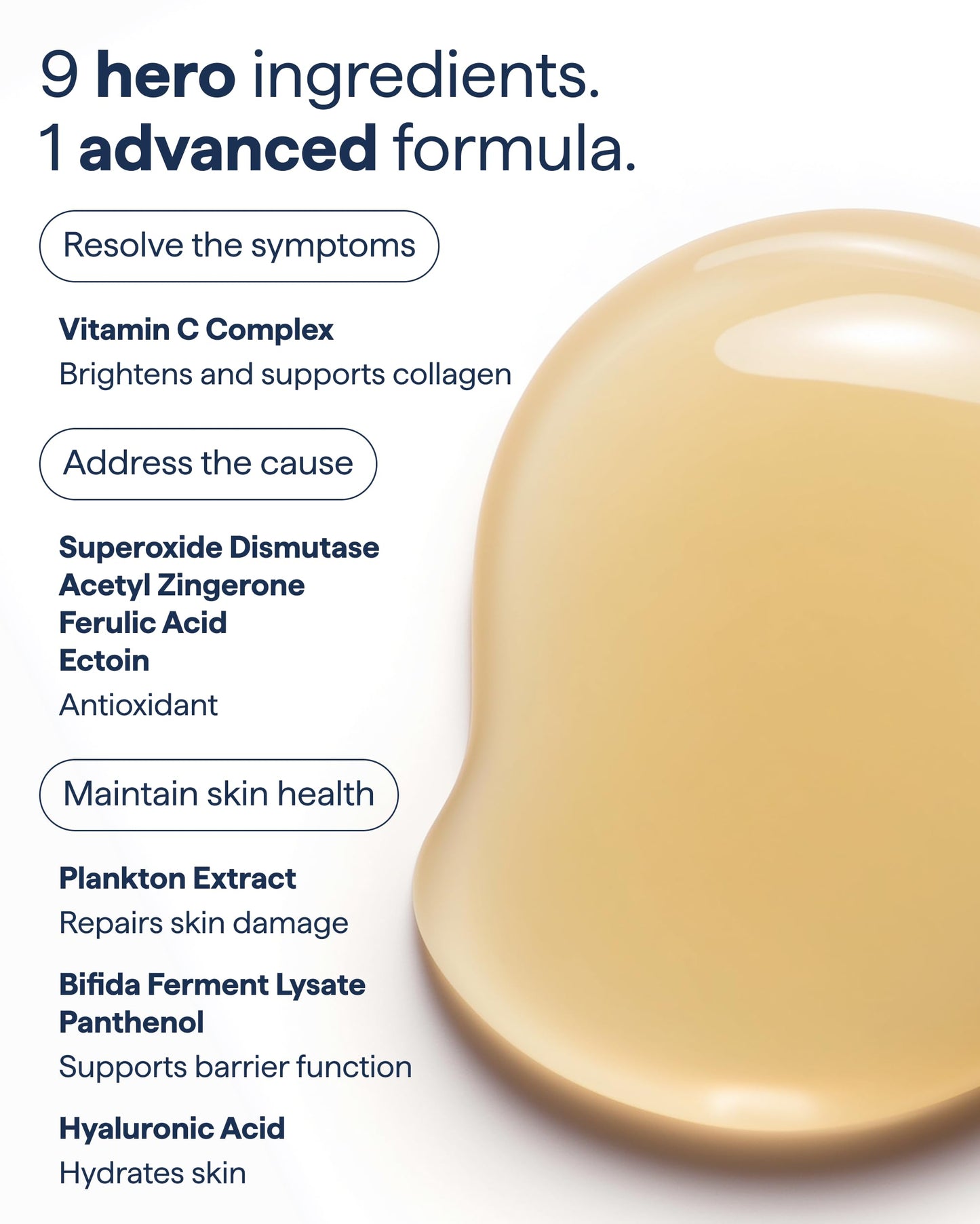 Remedy for Daily Defense | 15% Vitamin C Complex Brightening Serum | Stabilized Vitamin C with Next-Gen Antioxidants, Ferulic Acid, Ectoin | Fragrance Beauty and Personal Care Remedy Science