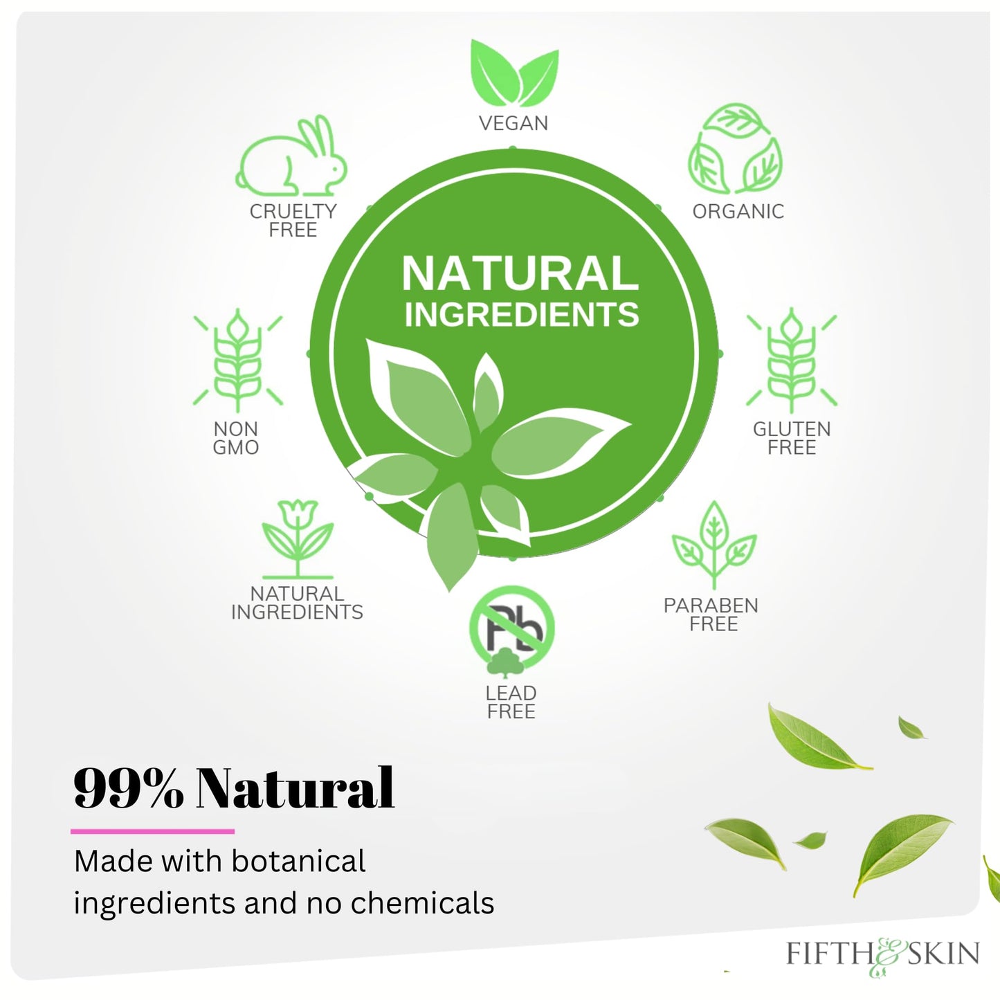 Fifth & Skin Better'n Ur Eyes Eyeliner Pencil (DARK BROWN) - NATURAL - Hypoallergenic - Sensitive Eyes - Gluten Free - Cruelty Free - Paraben Free…