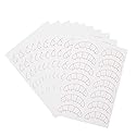 140 Pcs Paper Patches, 3D Eyelash Under Eye Pads,Eye Mapping Stickers, Patch Lash False, Eyelash Extension Paper Patches