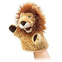 Folkmanis Little Lion Hand Puppet, Tan, 1 EA
