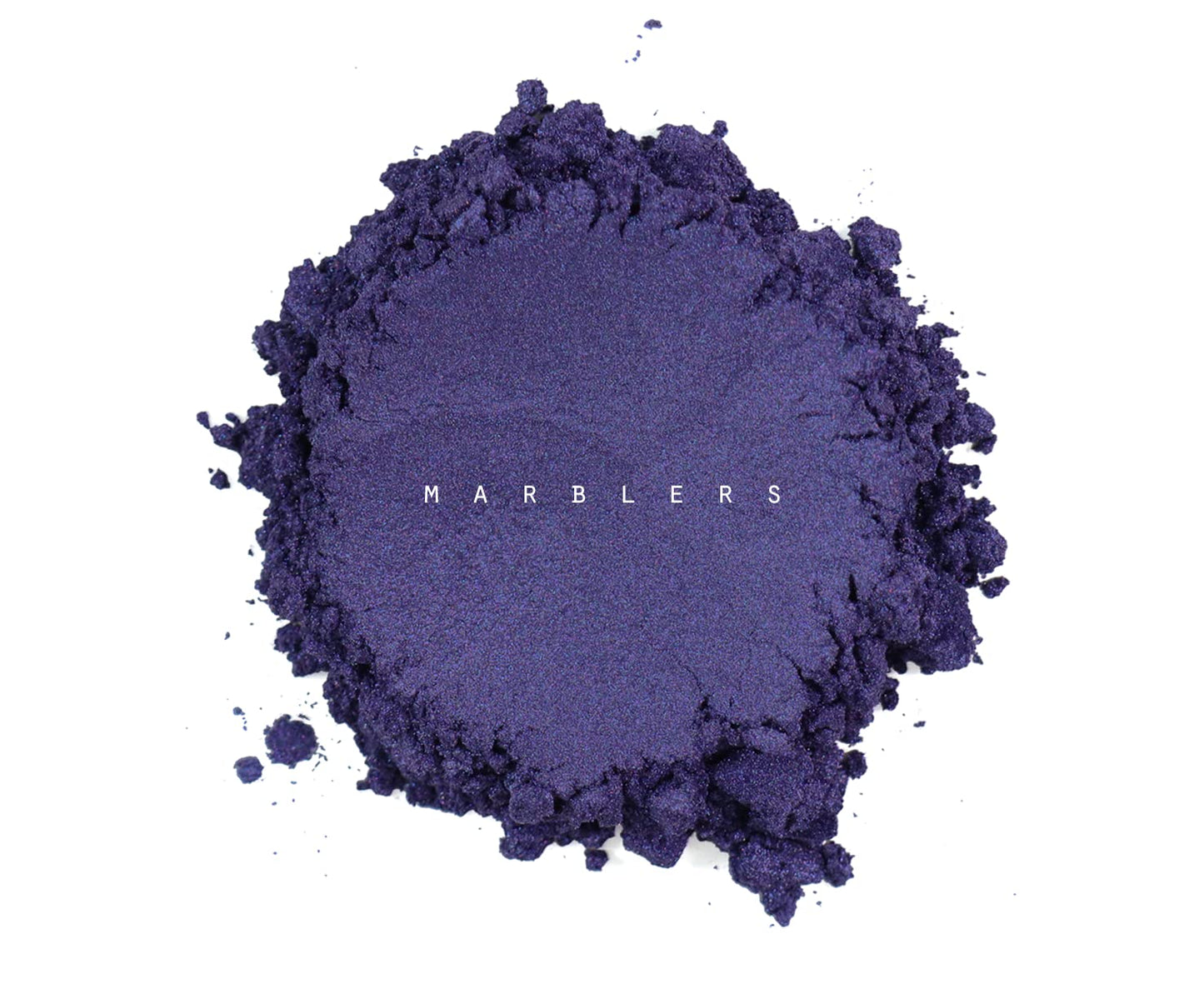 MARBLERS Fine Natural Mica Powder [Blueberry] 0.11oz (3g) | Highly Pigmented | Non-Toxic, Vegan, Cruelty-Free | Eyeshadow, Body Butter, Nail Polish