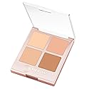 Mineral Fusion Makeup Cream Concealer Eye Palette Quad - 4 Light to Neutral Shades - Indulgence - Blemish Concealer & Under Eye Brightener -