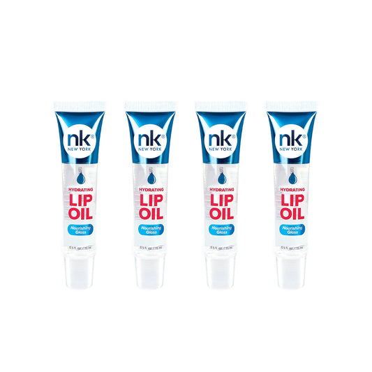 Nicka K Hydrating Lip Oil Nourishing Glass (GLOSS-4PK) Beauty & Personal Care NICKA K NEW YORK
