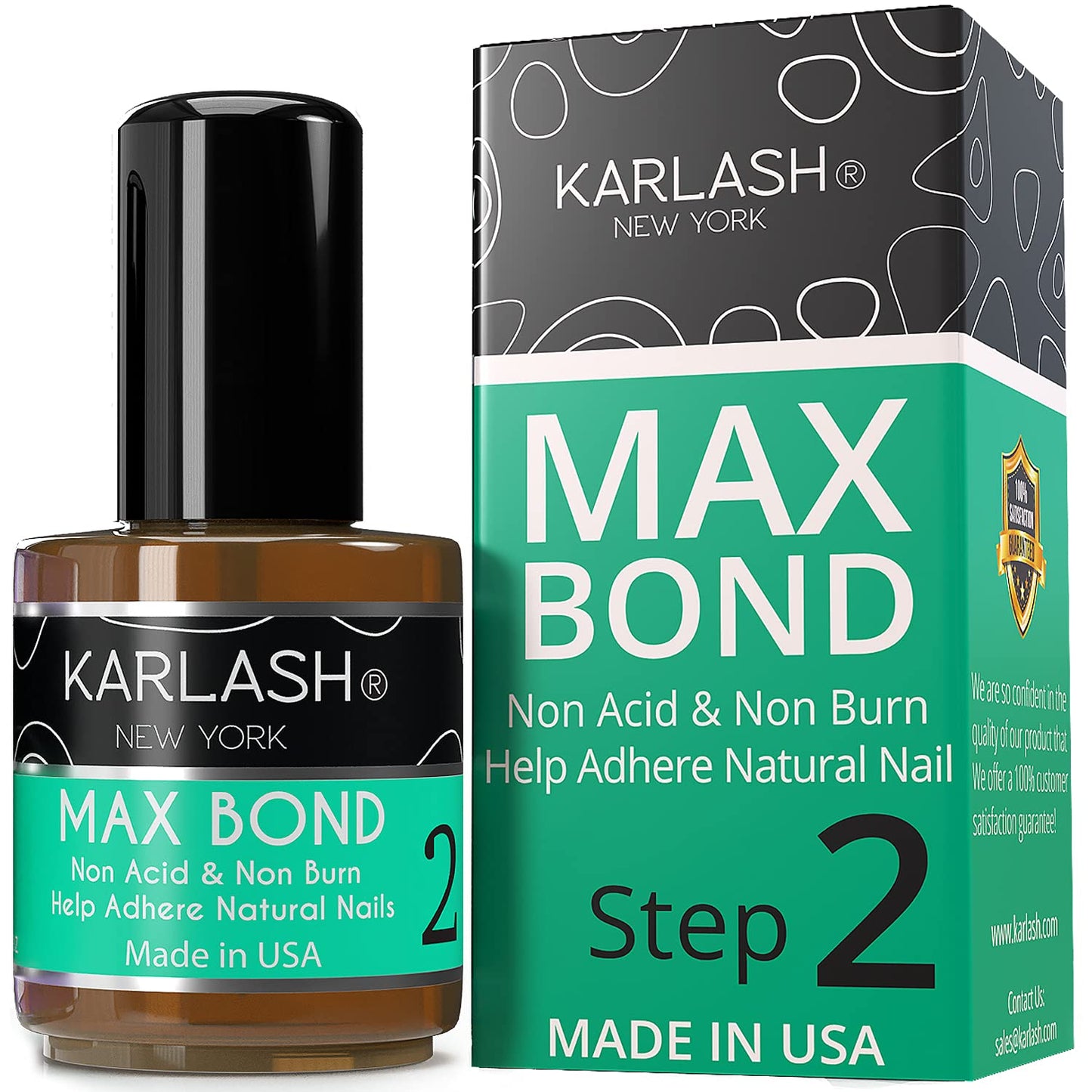 Karlash Professional Made in USA Natural Nail Prep Dehydrate & Bond Primer, Nail Bonding, Superior Bonding Primer for Acrylic Powder and Gel Nail