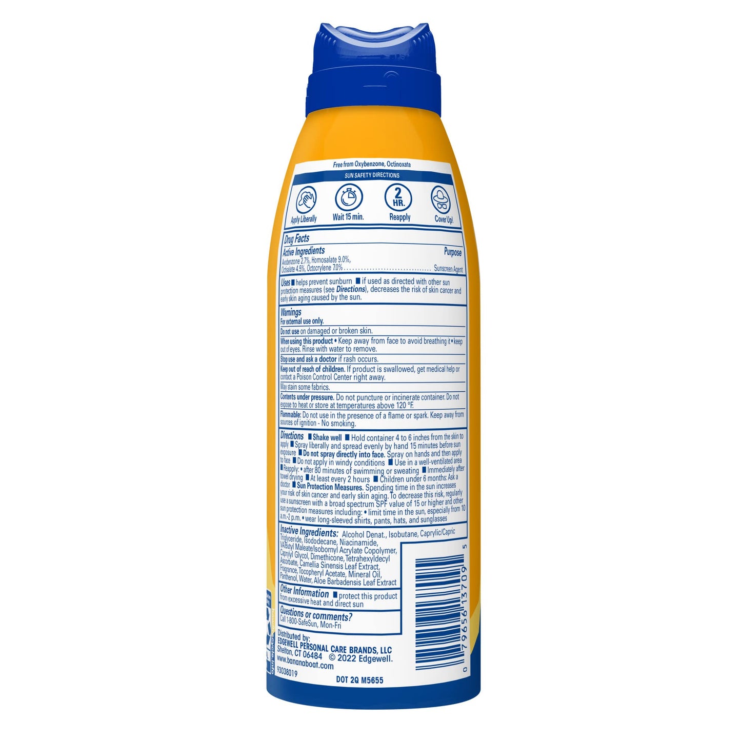 Banana Boat Protection + Vitamins Sunscreen Spray SPF 50 | Moisturizing Spray Sunscreen SPF 50 with Vitamin C & Vitamin B3 Niacinamide, 4.5oz