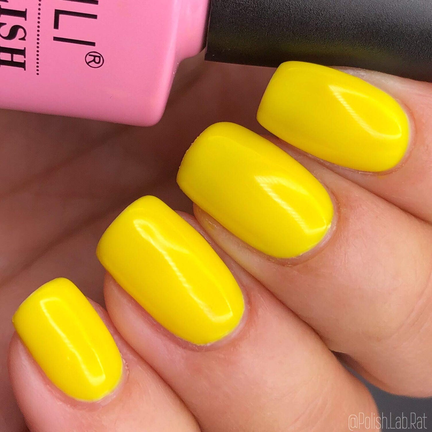 AIMEILI Soak Off U V LED Hema Free Neon Yellow Gel Nail Polish Cruelty Free Vegan Gel Polish - Neon Canary Translucent Yellow (052) 10ml