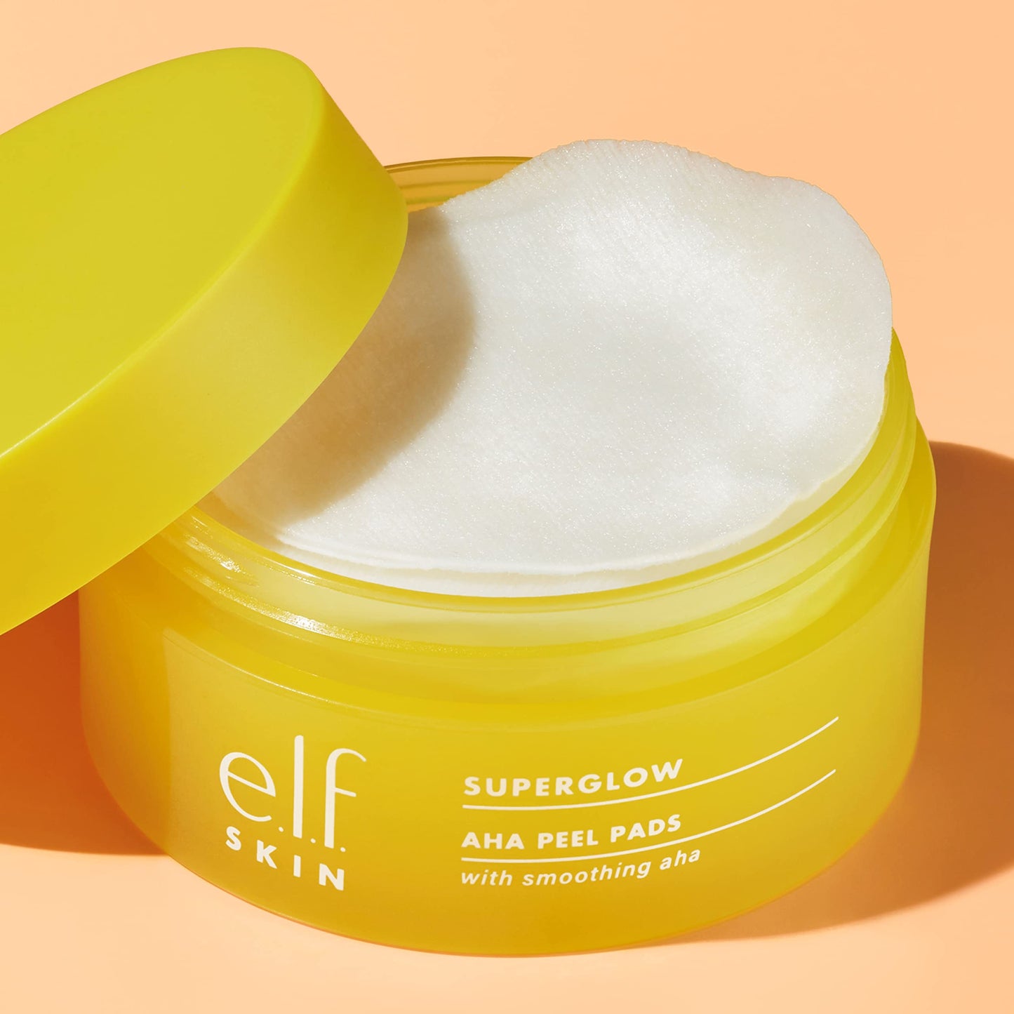 e.l.f. SKIN SuperBrighten Peel Pads, Gently Exfoliating Single-Use Pads For Glowing Skin, Infused With Fruit Acids