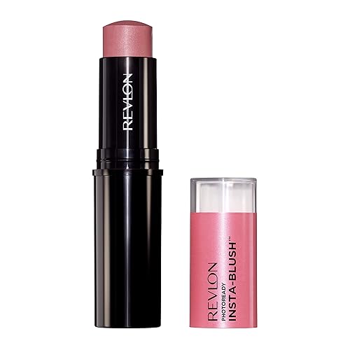 Revlon PhotoReady Insta-Blush Stick for Cheeks, Face Makeup with Cream to Powder Formula, High Impact Color, Moisturizing, Berry Kiss 320, 1.15 Oz Beauty & Personal Care REVLON
