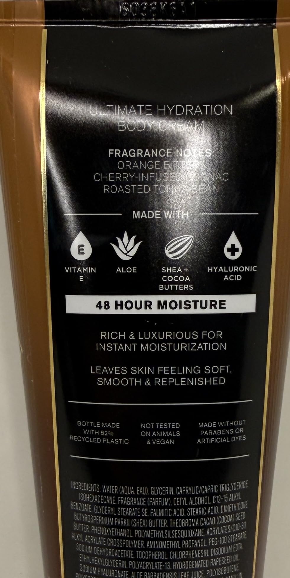 Bath & Body Works Crafted Cognac Body Cream 2-Pack - Warm Rich Daily Moisturizer