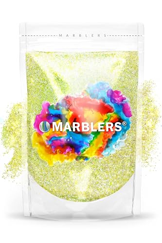 MARBLERS Holographic Glitter [Unicorn Yellow] 3oz (85g) | Fine | Non-Toxic, Vegan, Cruelty-Free | Face, Body, Eyeshadow, Hair, Festival, Party Makeup