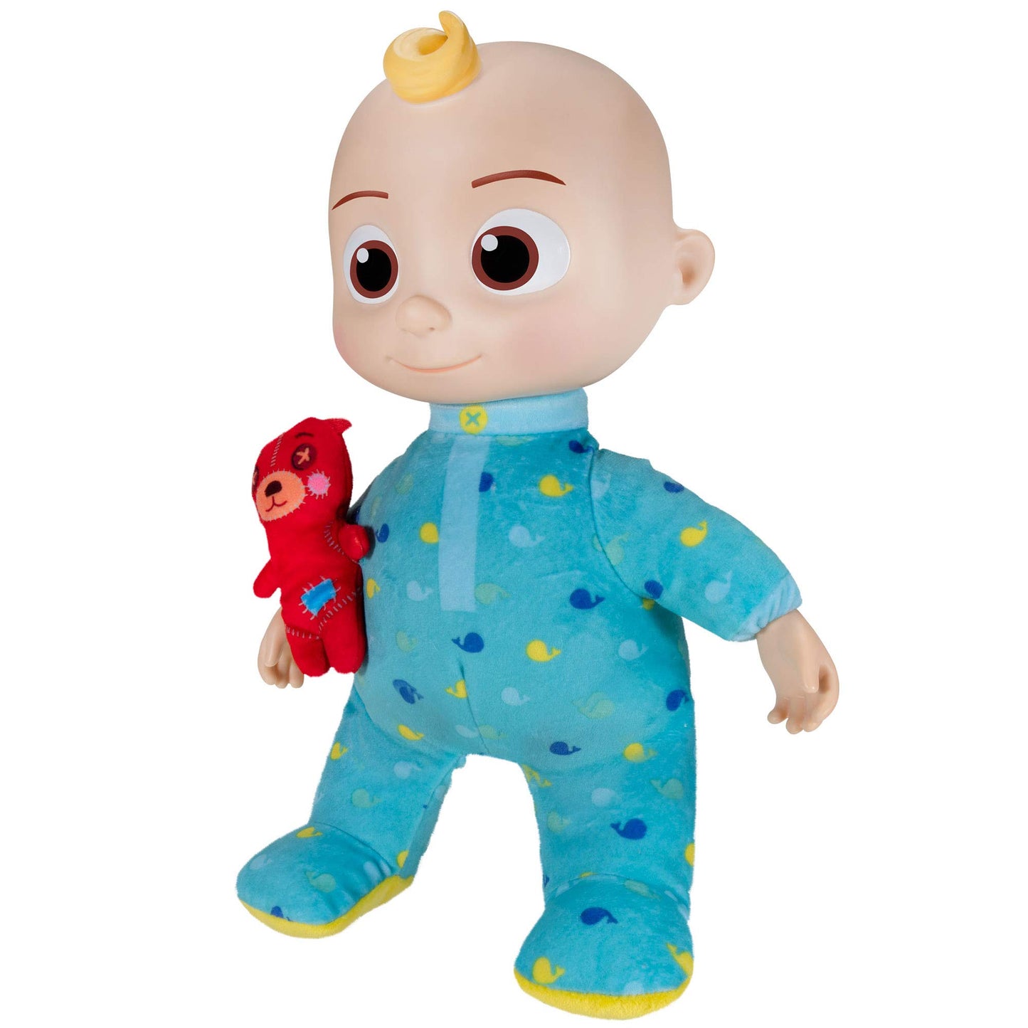 CoComelon Musical JJ Plush Doll - Press Tummy to Sing Bedtime Song Clips - Includes Feature and Small Pillow Plush Teddy Bears