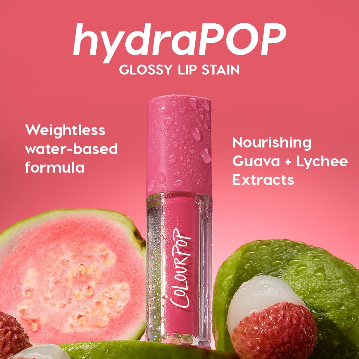 ColourPop HydraPop Glossy Lip Stain Duo - Pink & Warm Nude Hydrating Lip Gloss Set That Fades Into A Soft Tint - Non-Drying & Long-Lasting
