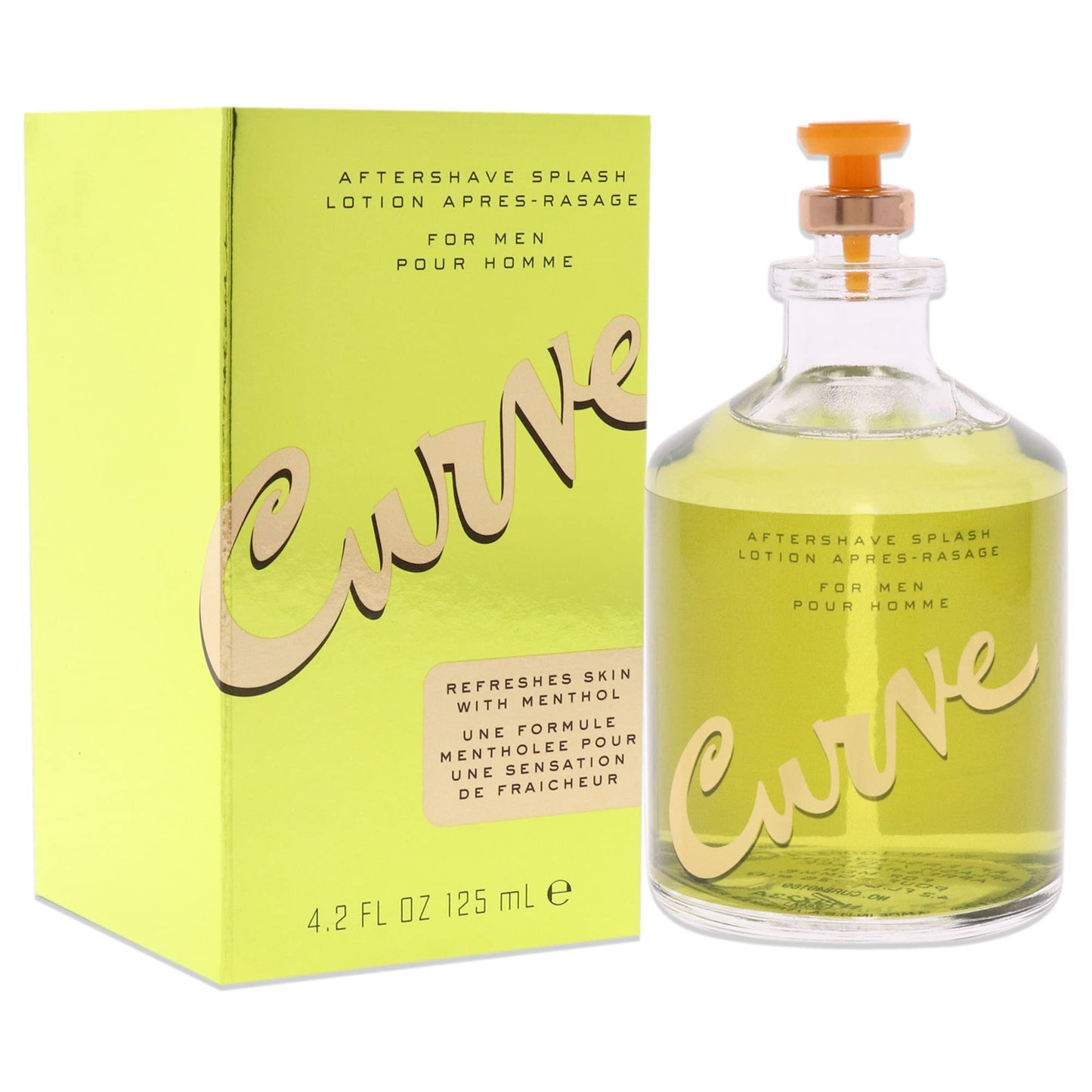LIZ CLAIBORNE Curve By Liz Claiborne For Men. Aftershave 4.2 OZ