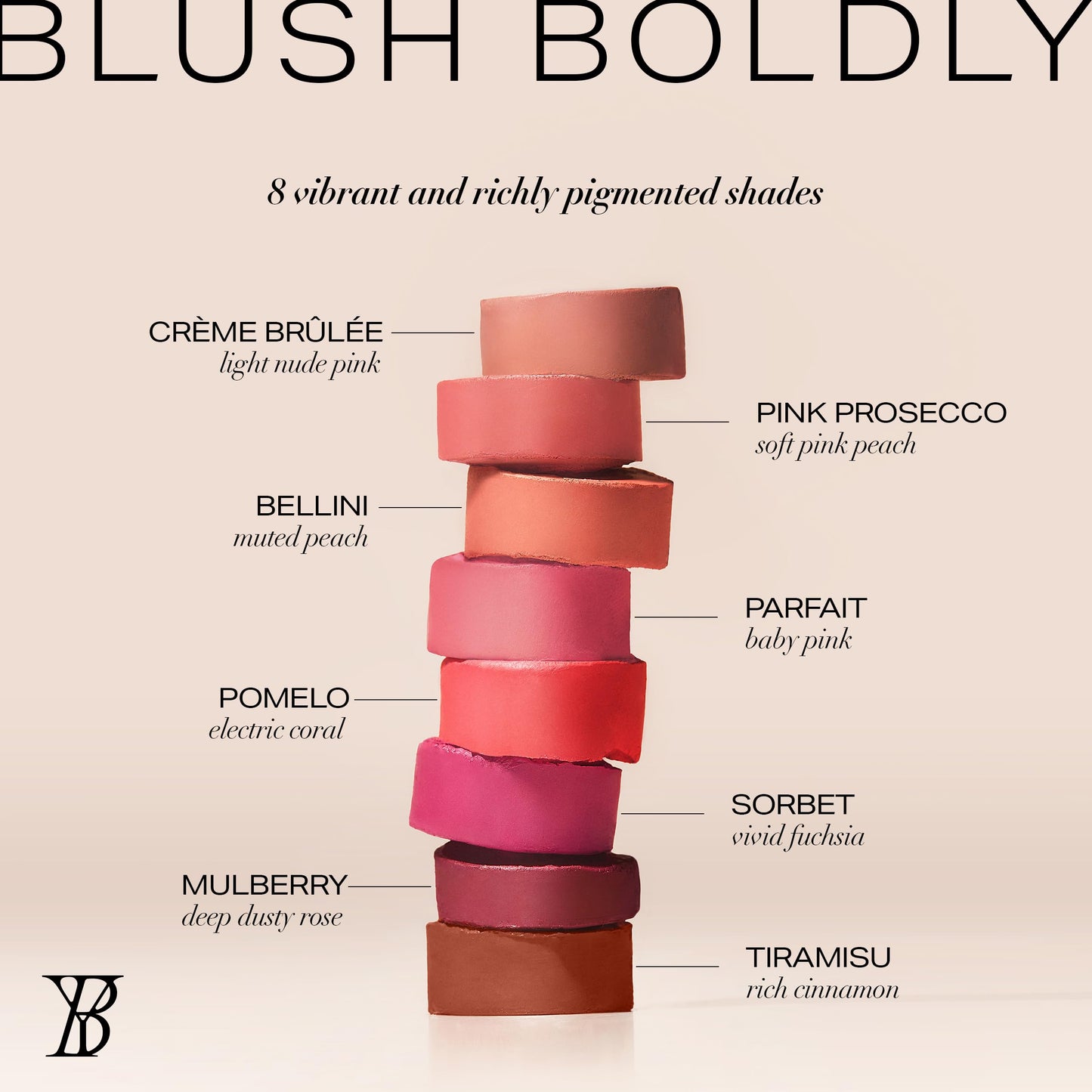 Youngblood VividLuxe Crème Blush Stick, Mulberry