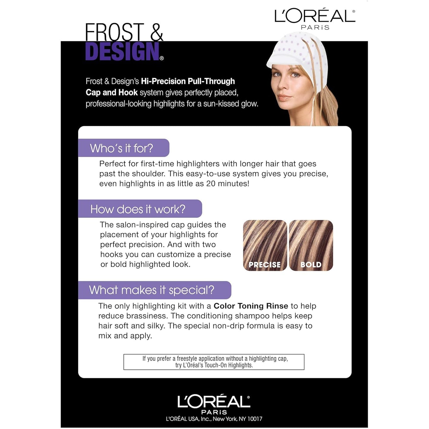 L'Oreal Frost & Design Highlights H85 Champagne 1 Each (Pack of 2)