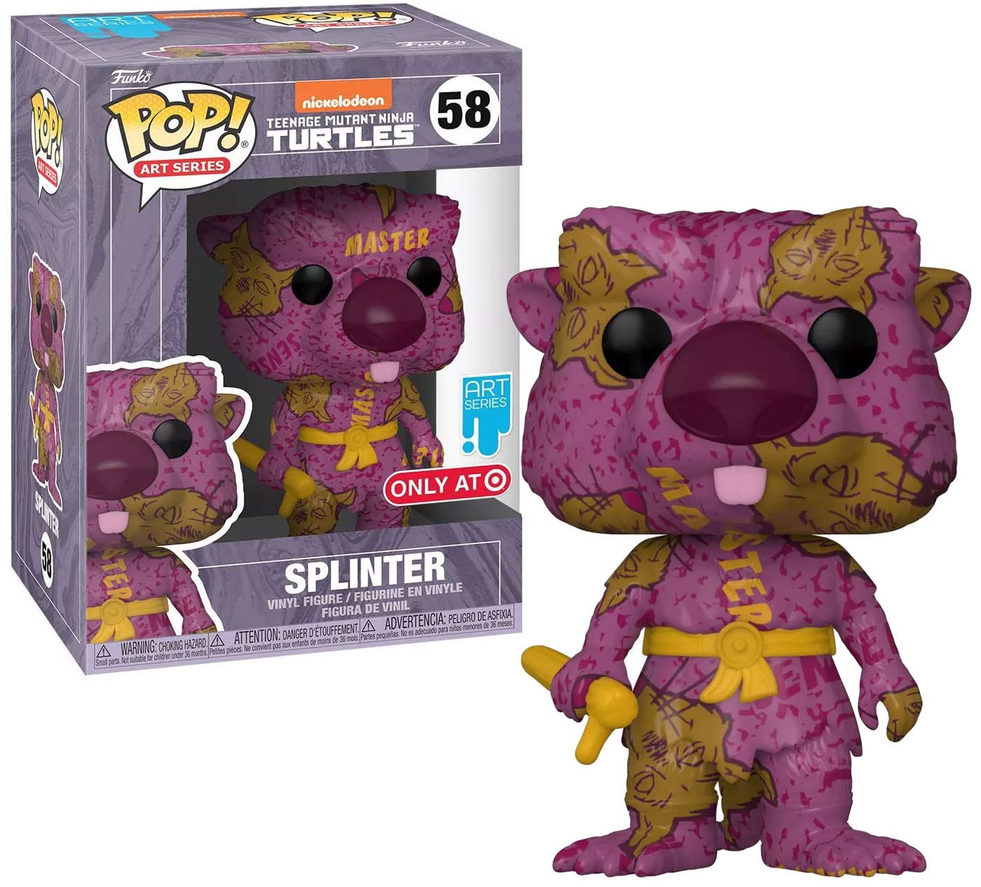 Splinter Artist Series Teenage Mutant Ninja Turtles Funko Pop! Vinyl Figure with Pop! Protector - Exclusive