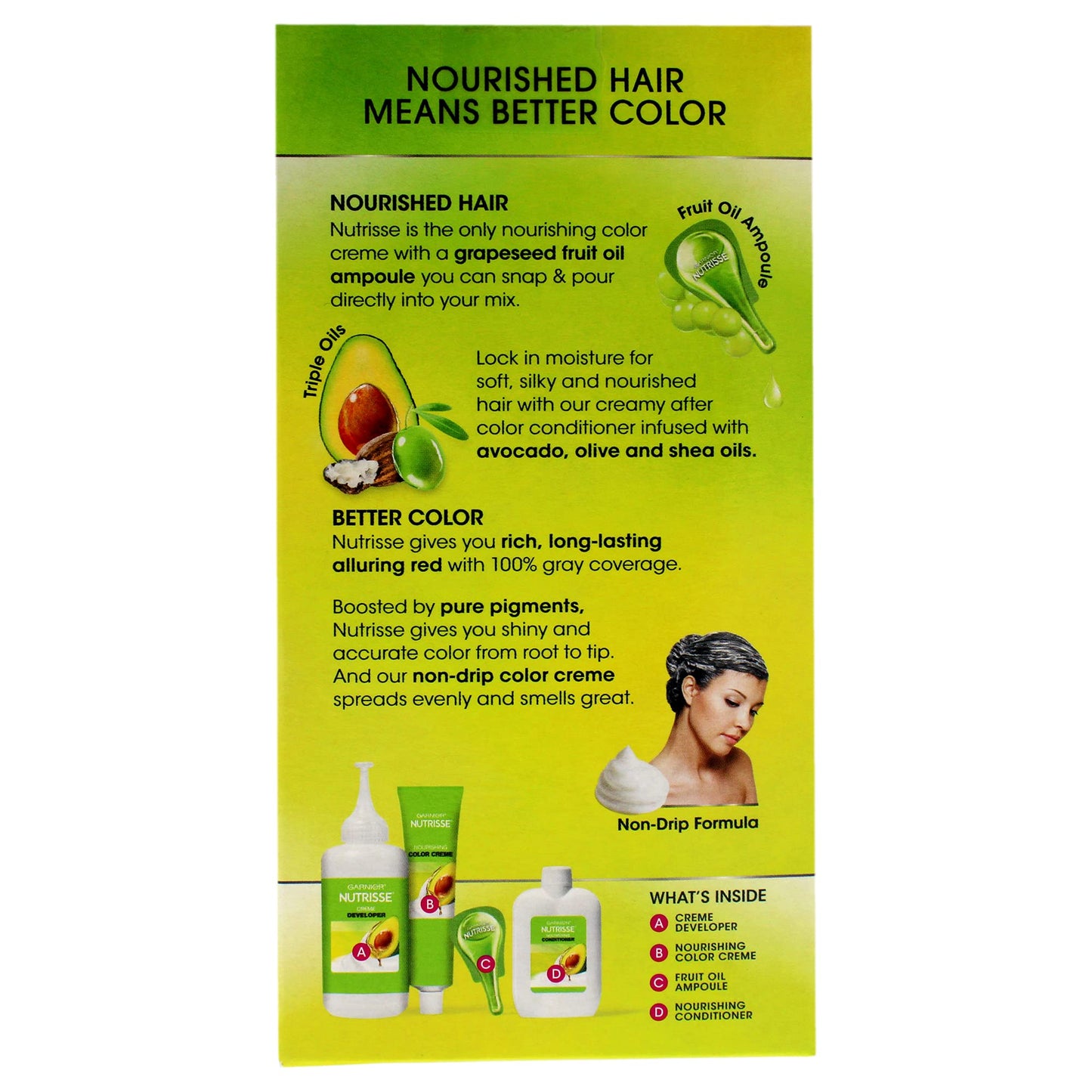 Garnier Nutrisse Nourishing Color Creme, True Red [66] 1 ea