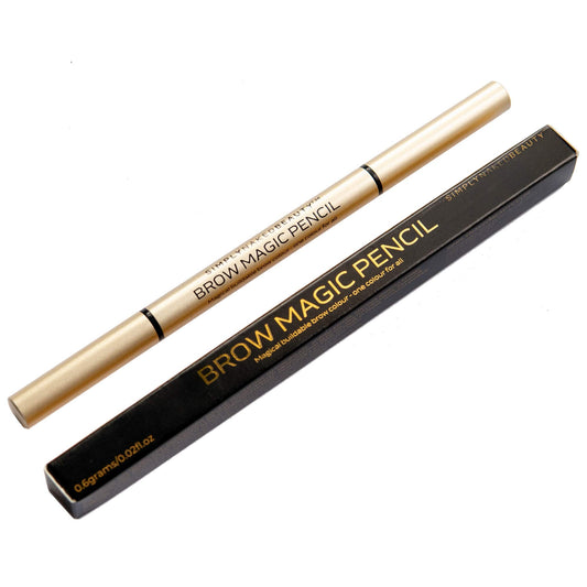 Simply Naked Beauty Brow Master - Magic Brow colour pencil | Buildable Mineral Brown Eyebrow Pencil kit. Eye makeup for dramatic brows. Suits any skin